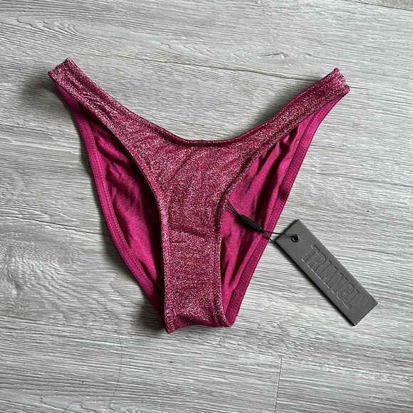 Grape sparkle Cheeky coverage Bathing suits bottoms - Picture 9 of 11